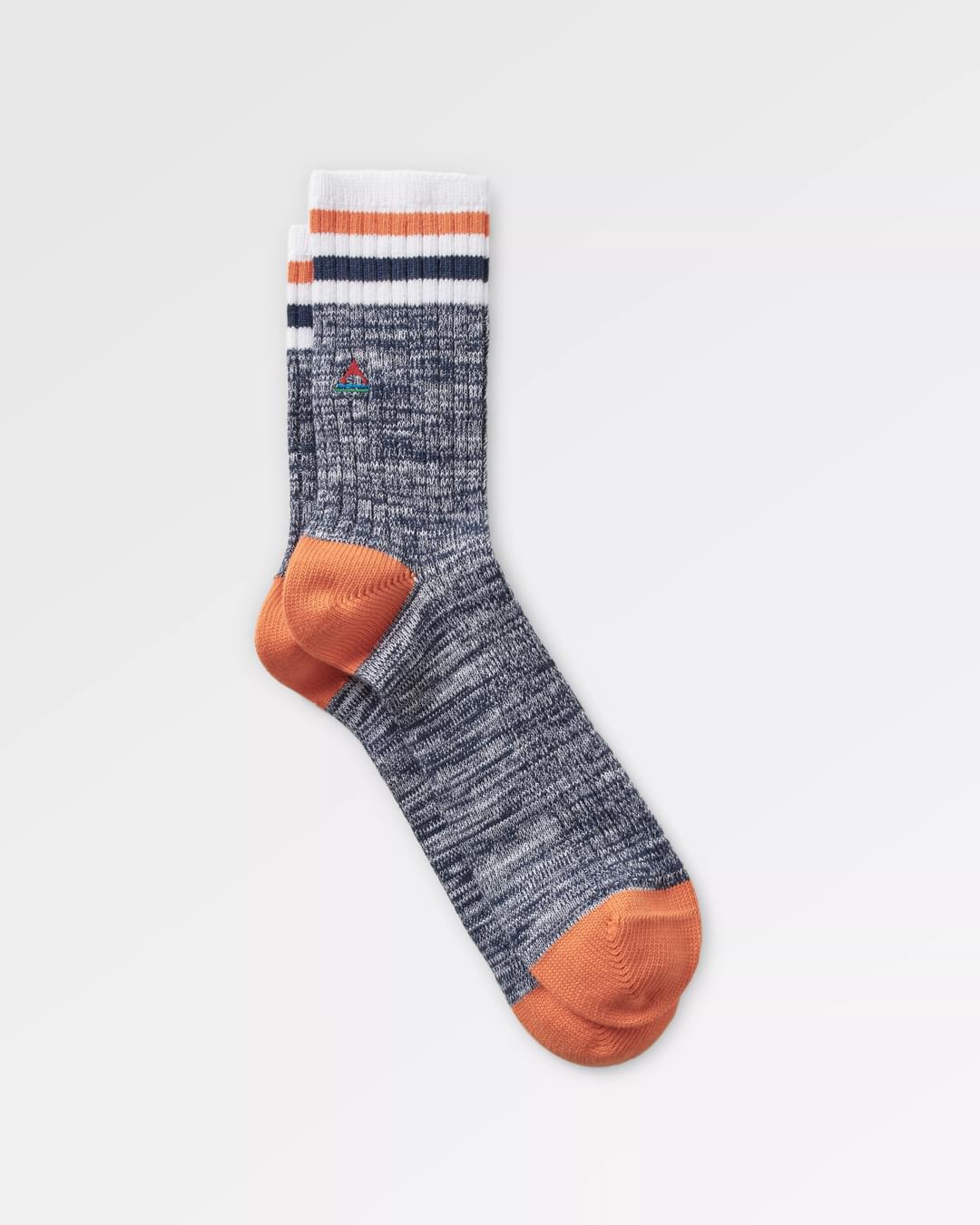 Organic Midweight Rib Socks Navy – Passenger