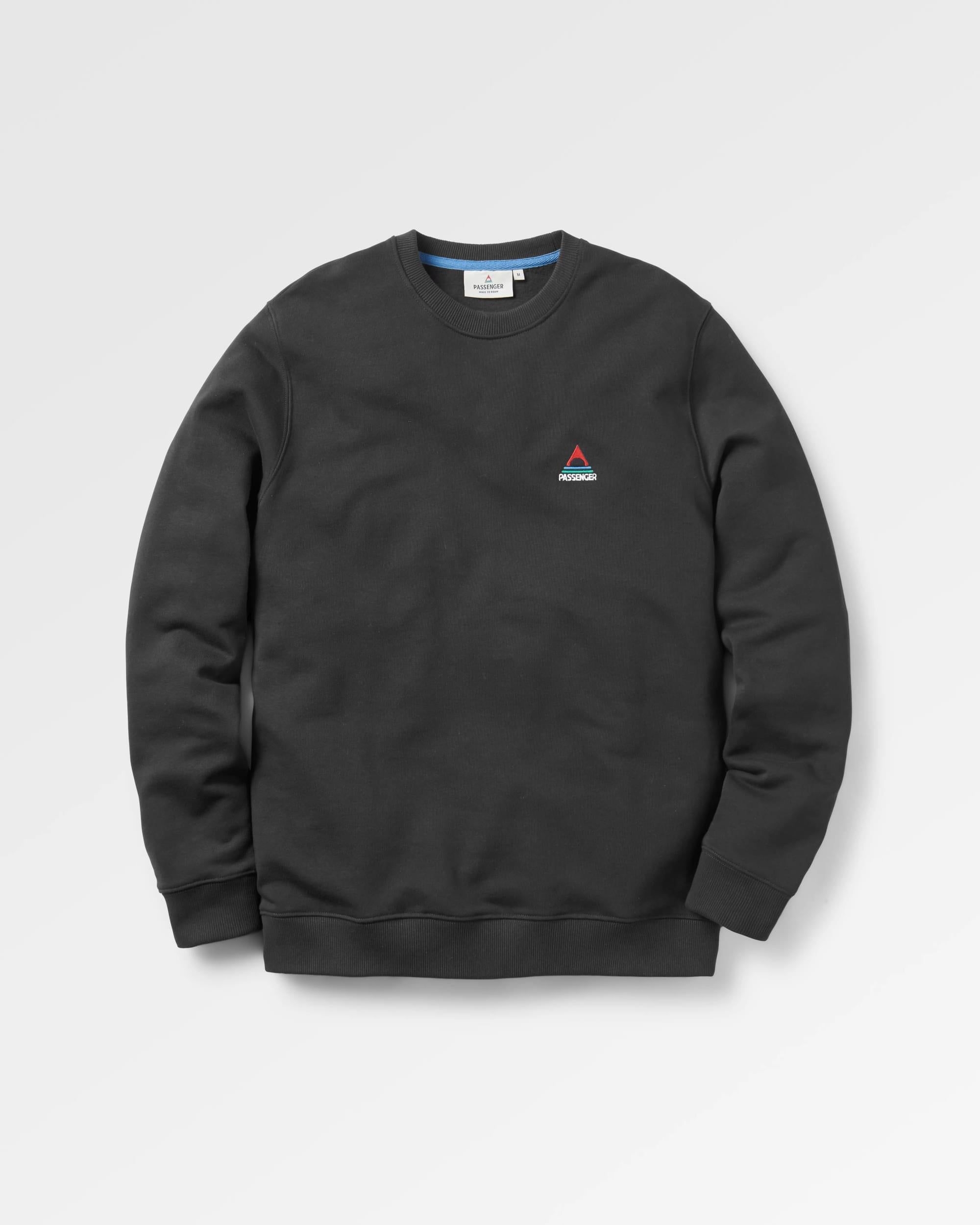 Black Organic Cotton Crewneck Sweatshirt — Original Favorites