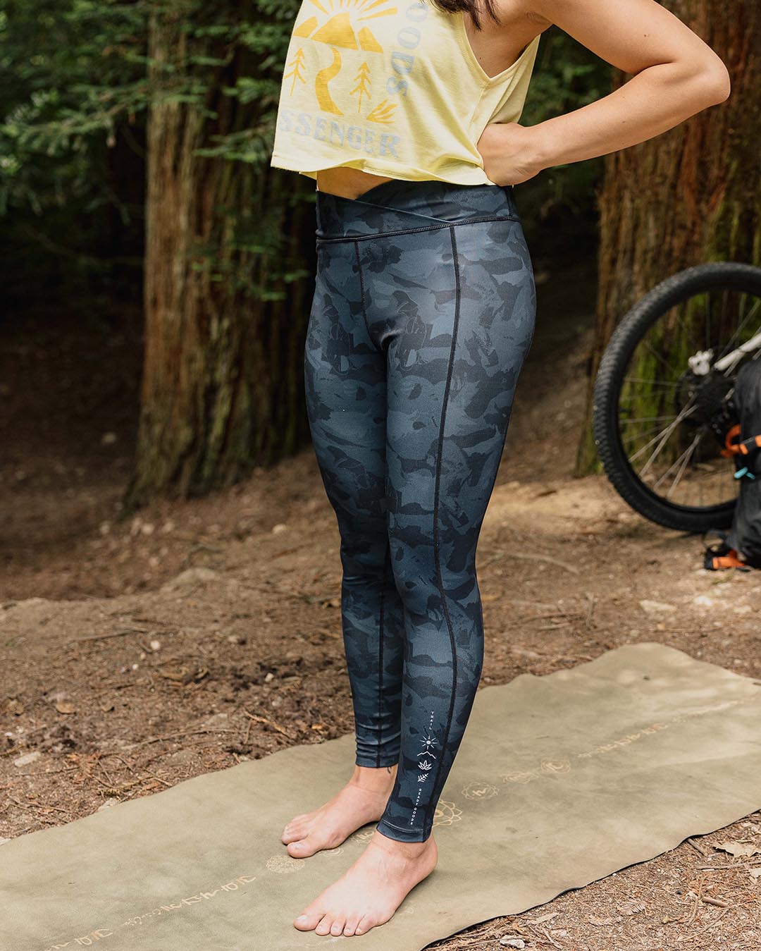 Gravity Threads Polyester Spandex Womens Full Length Leggings