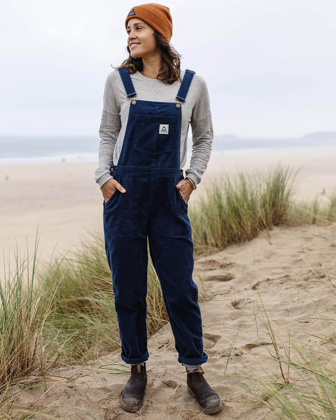 Darkest Navy, Relaxed Jersey Dungaree