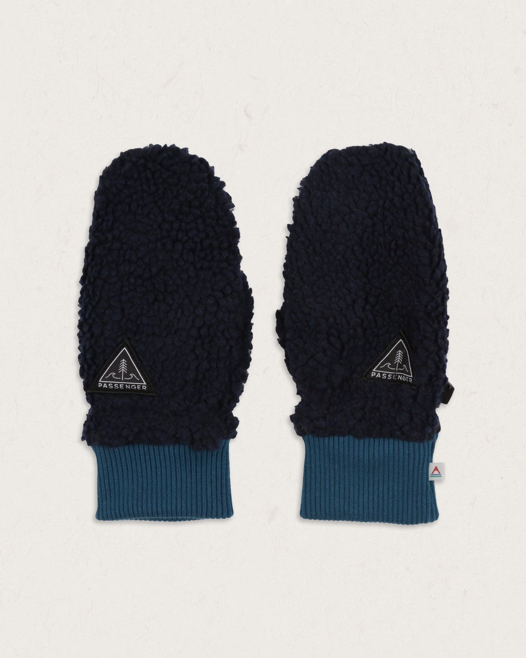 Snowfall Recycled Sherpa Mittens Deep Navy – Passenger