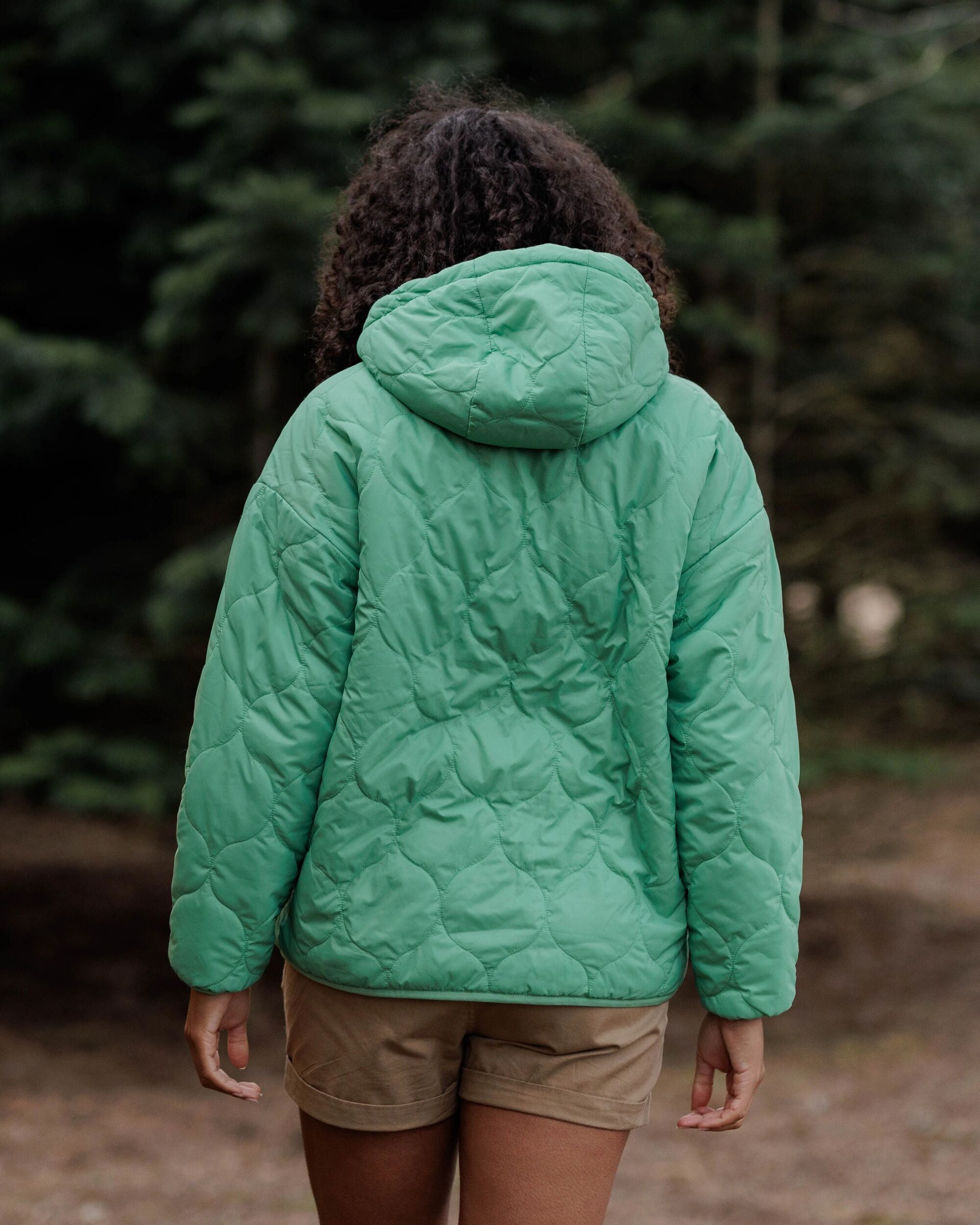 Earthy Recycled Sherpa Lined Insulated Jacket Green Spruce – Passenger