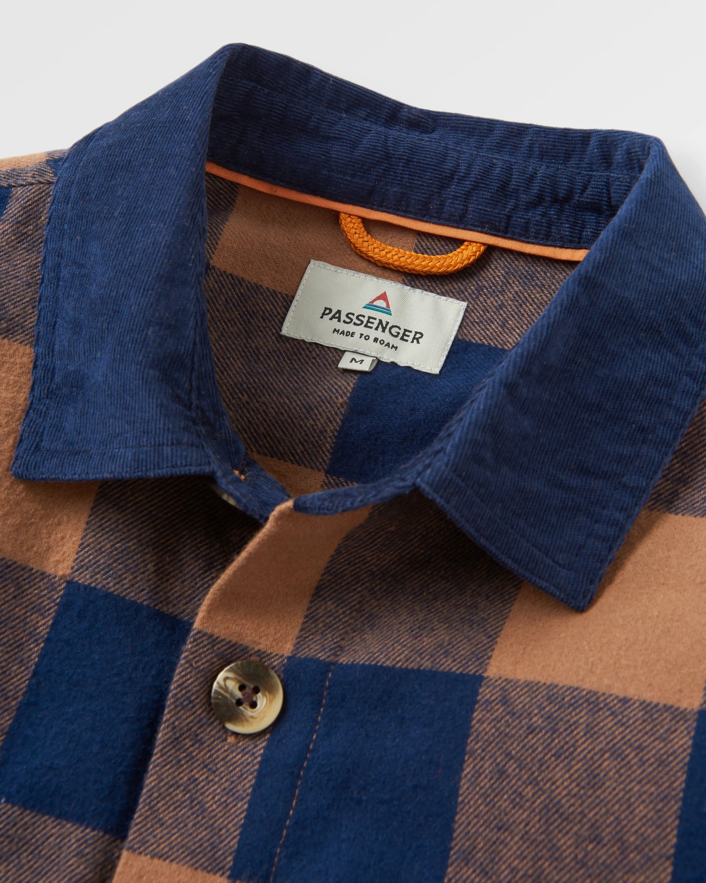 Rustic 2.0 Organic Cotton Shirt - Toffee/Rich Navy Buffalo