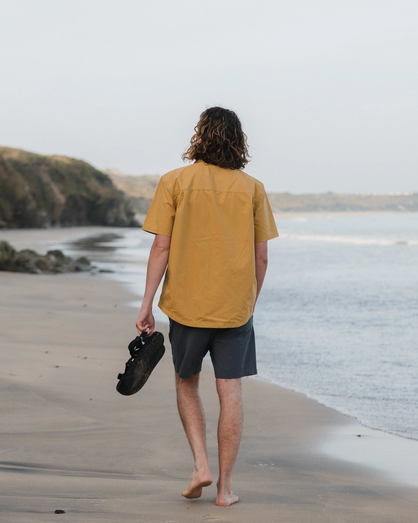 Way Ripstop Short Sleeve Shirt - Mustard Gold