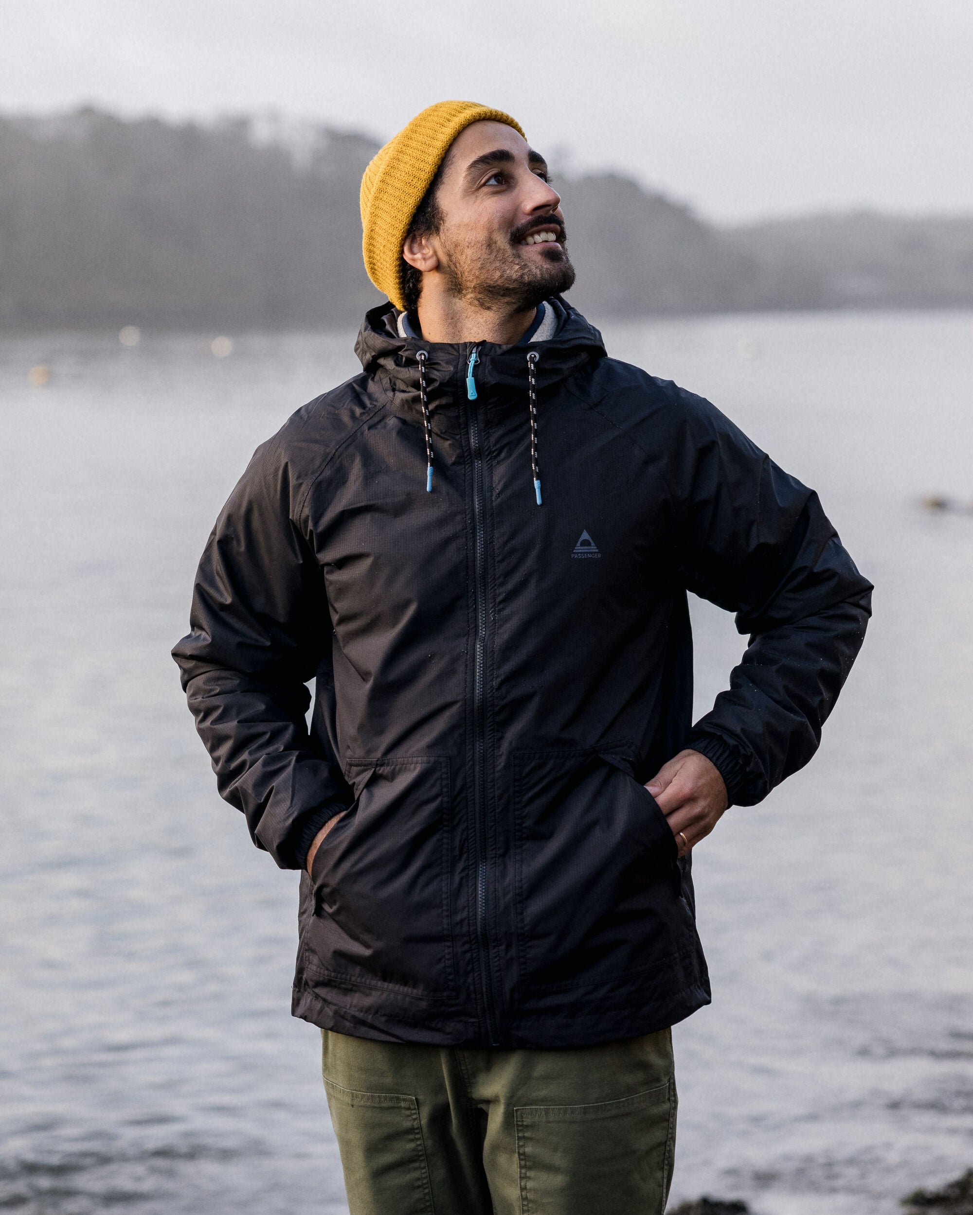 Packable water sale resistant jacket