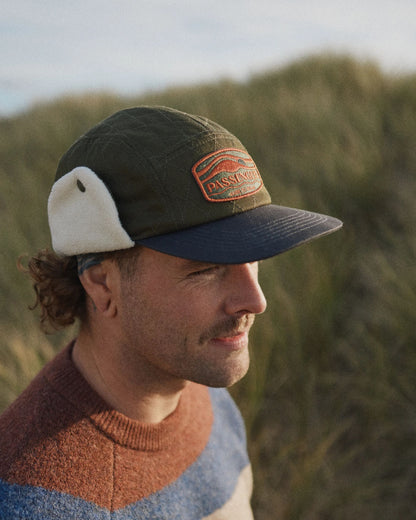 Male_Nightfall Recycled Polar Fleece Lined Hat - Dusty Olive