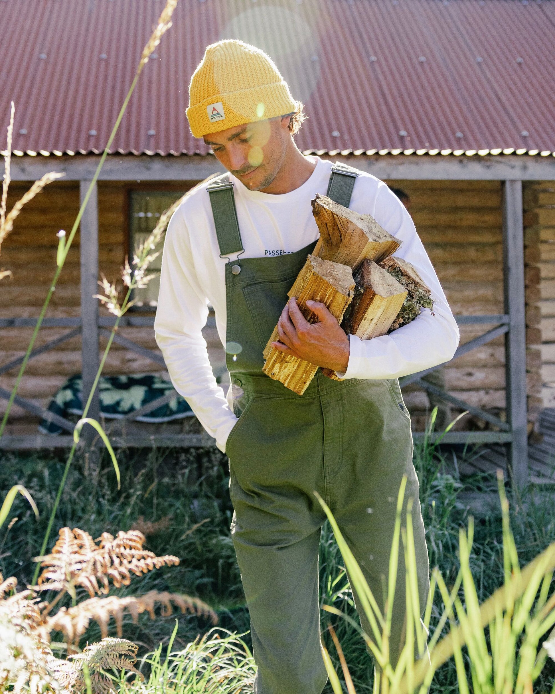 Vantage Organic Cotton Dungaree - Khaki