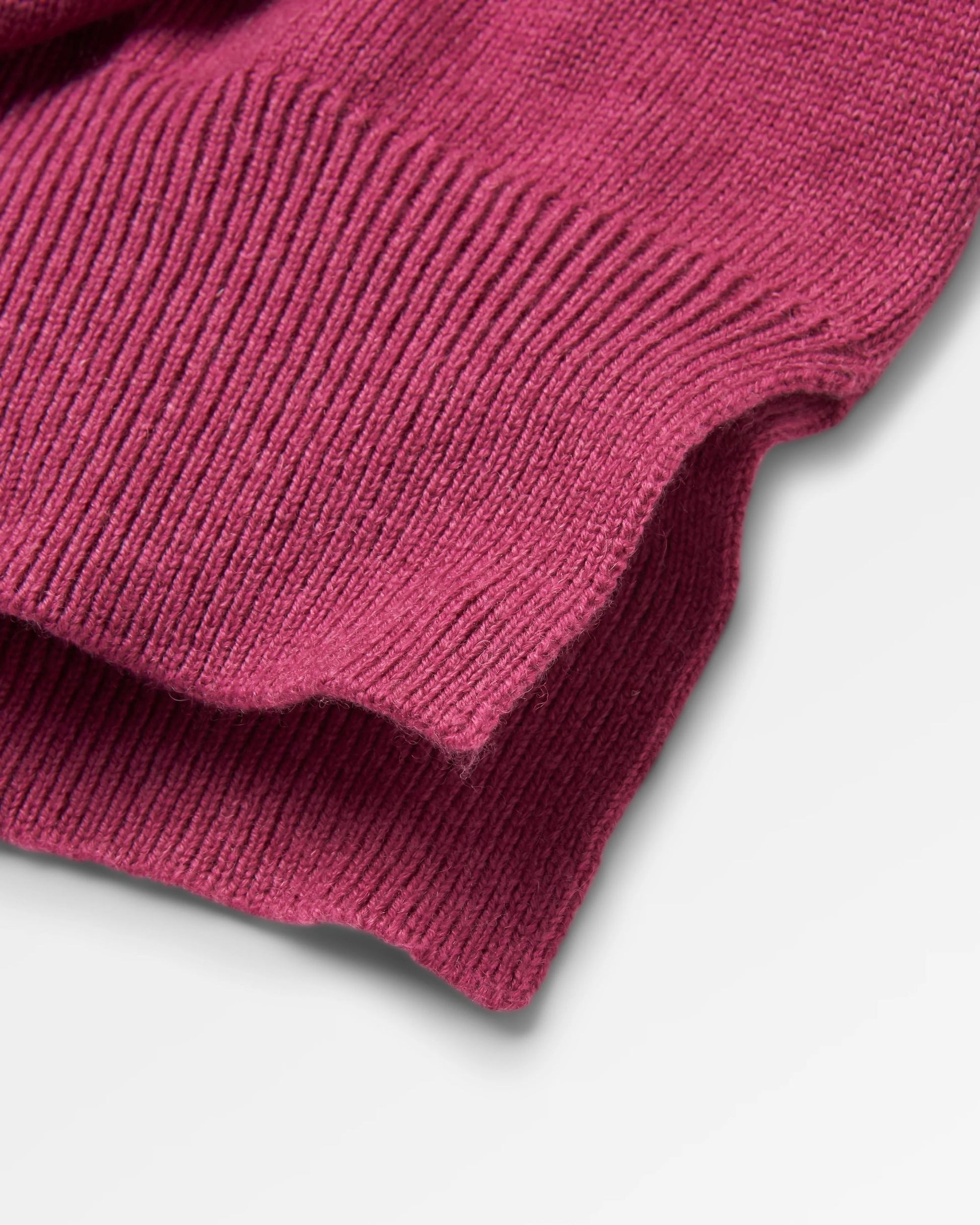 Hideout Oversized Organic Knitted Jumper - Rhubarb