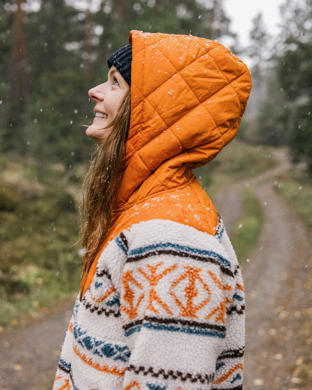 Orange hotsell sherpa hoodie