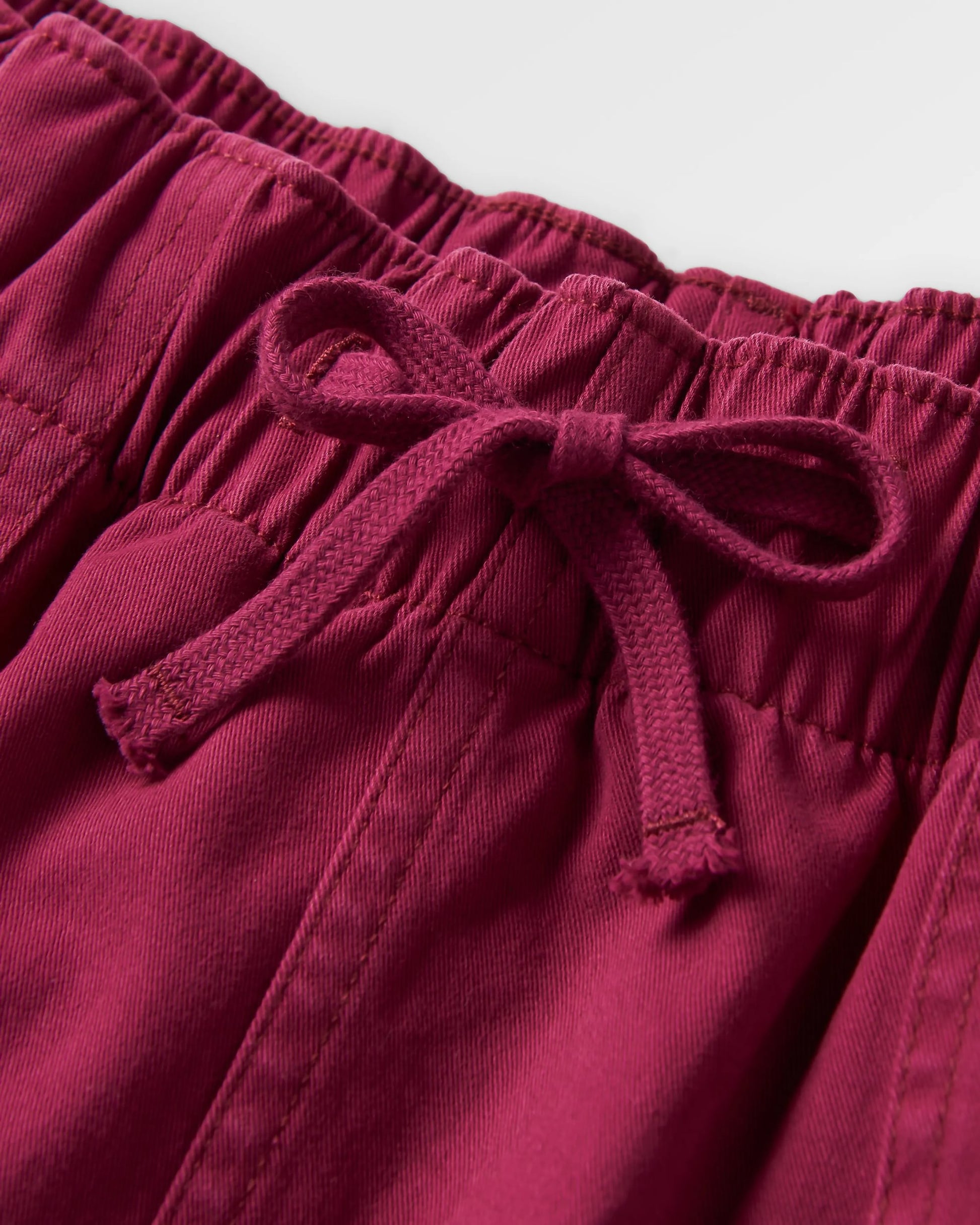 Carriso Organic Cotton Shorts - Cranberry