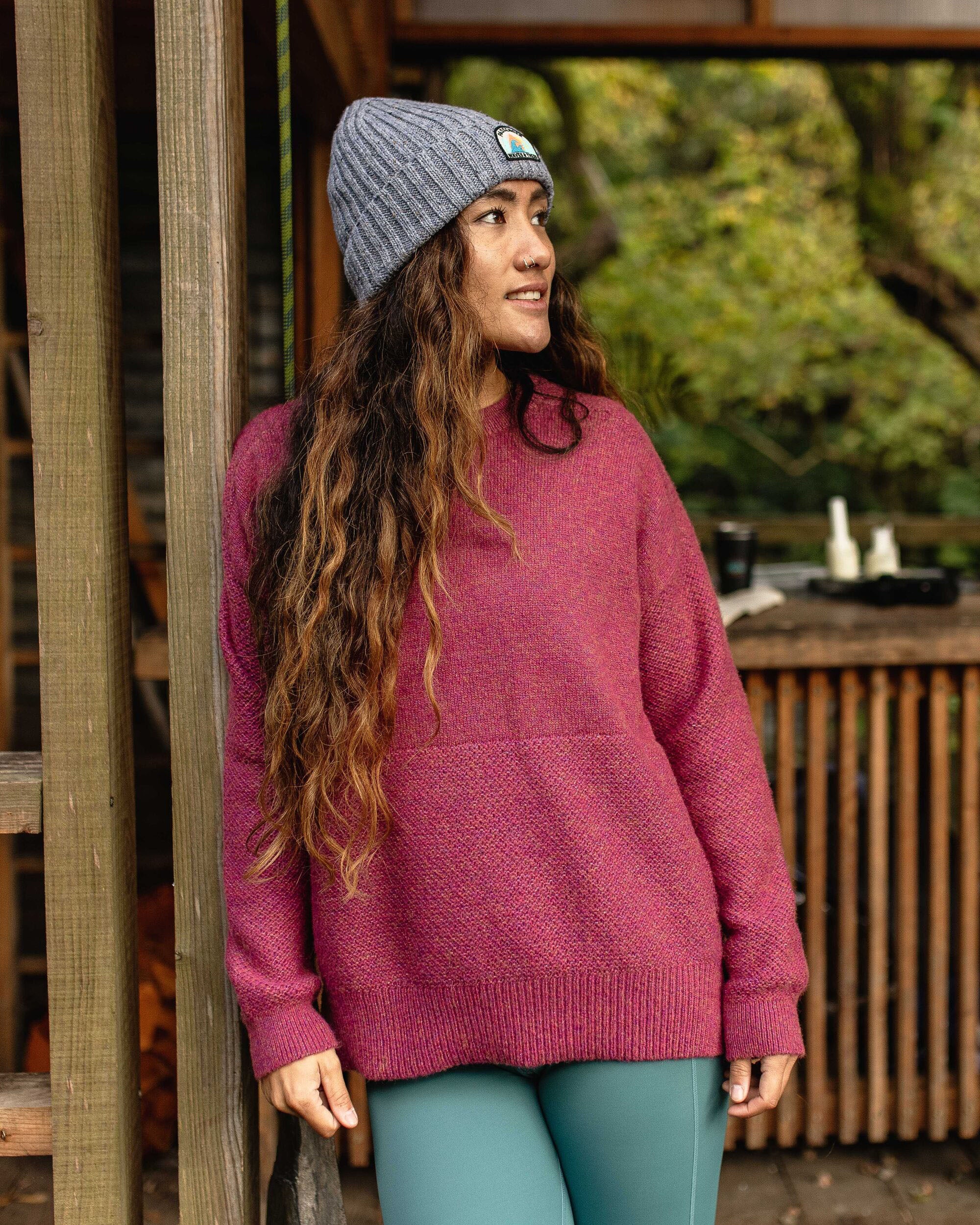 Cove Recycled Knitted Jumper Rhubarb – Passenger