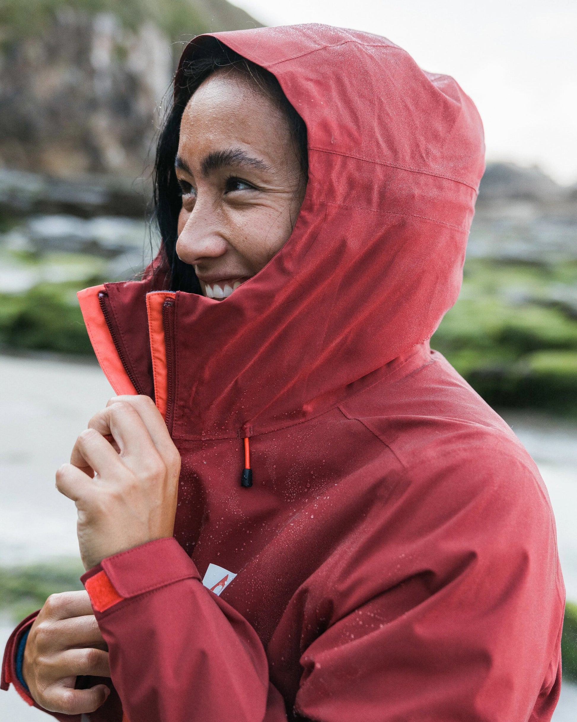 Rainstorm Recycled Waterproof Jacket - Forest Berry/Berry