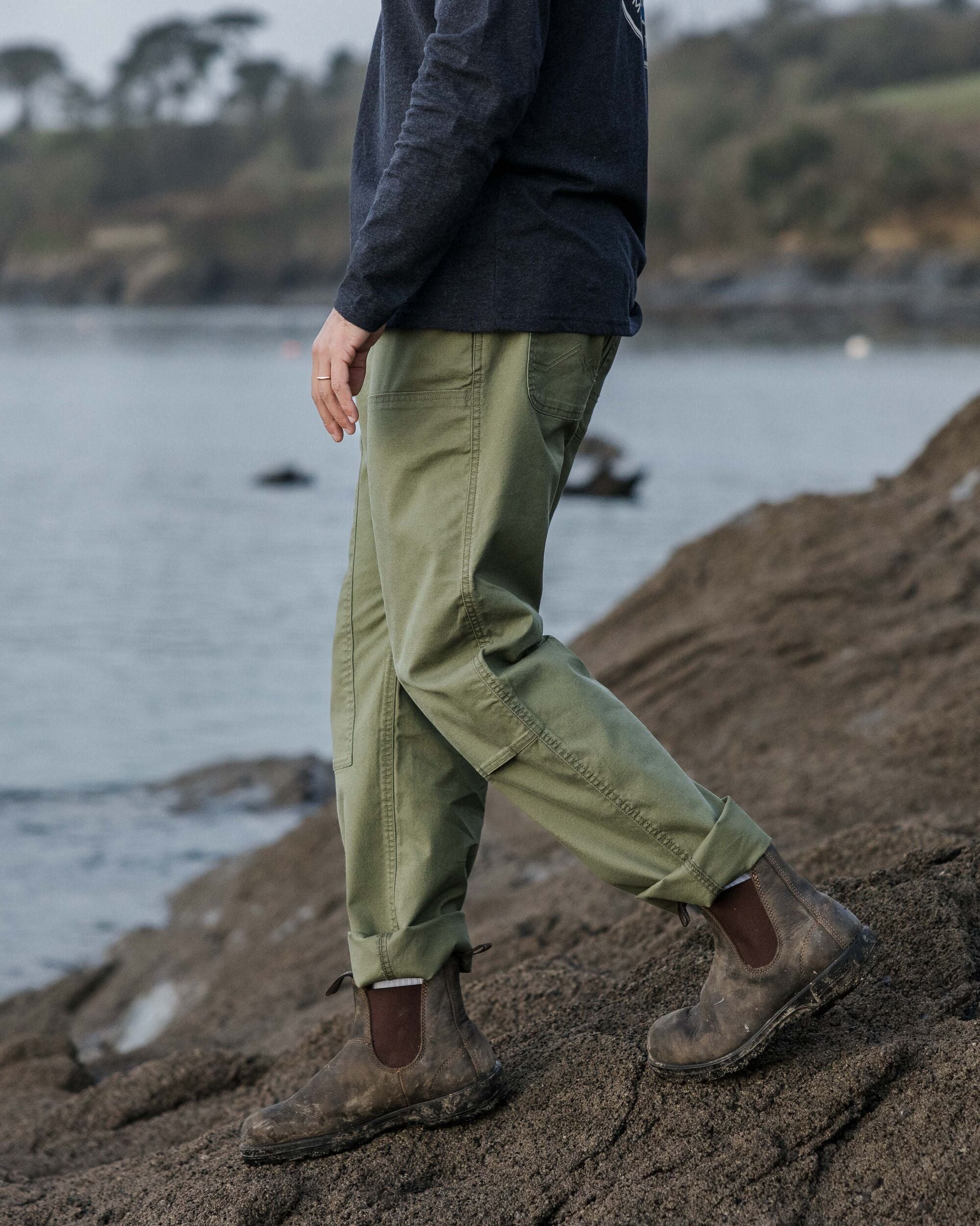 Fall Front Trousers in Cotton Canvas – Townsends