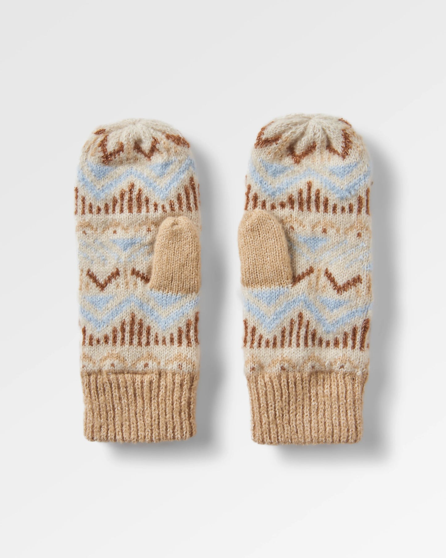 Nettle Recycled Fleece Lined Mittens - Birch