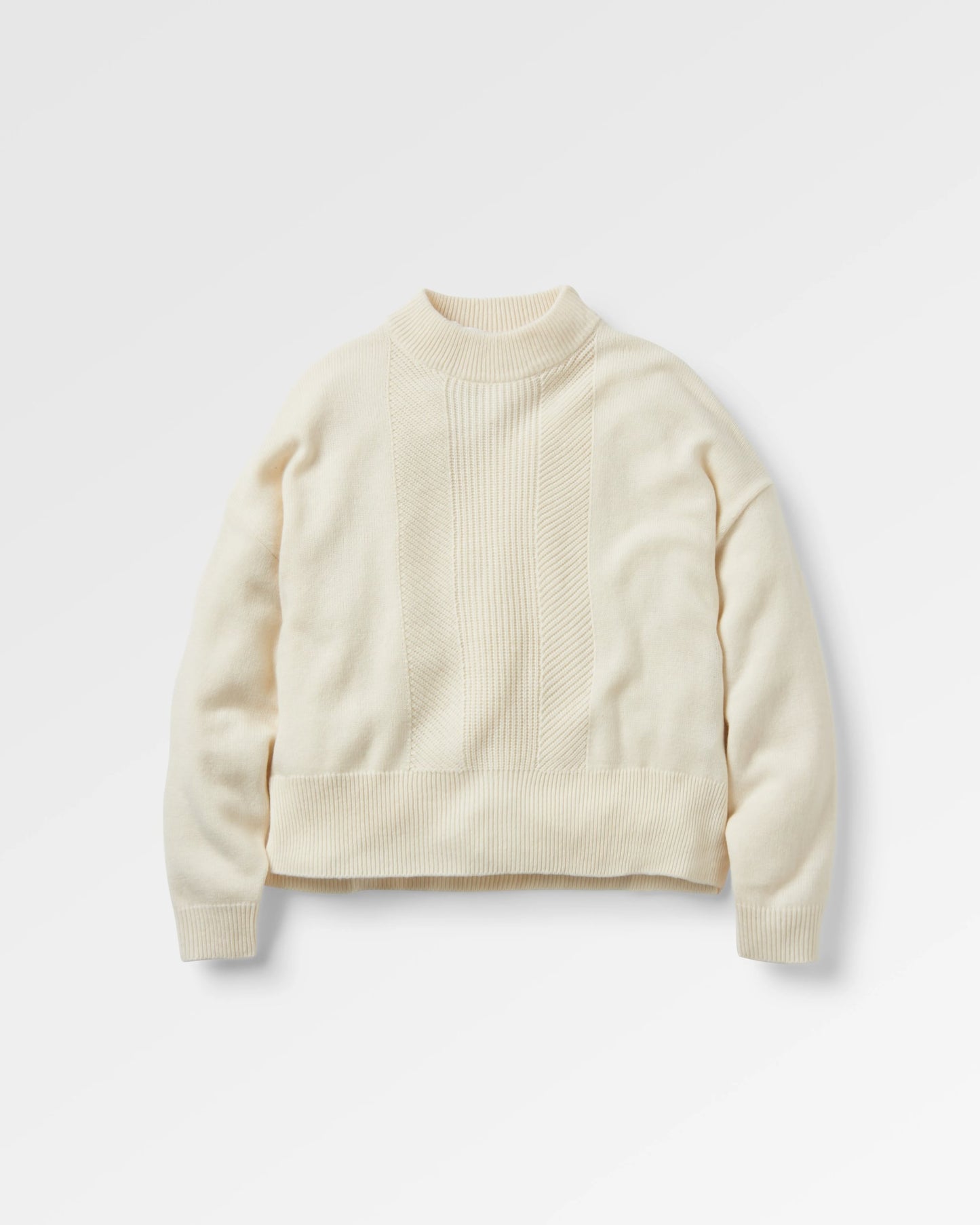 Hideout Oversized Organic Knitted Jumper - Off White