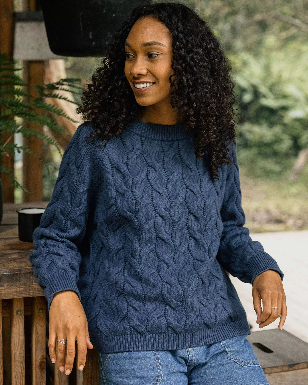 Navy 2024 knitted jumper