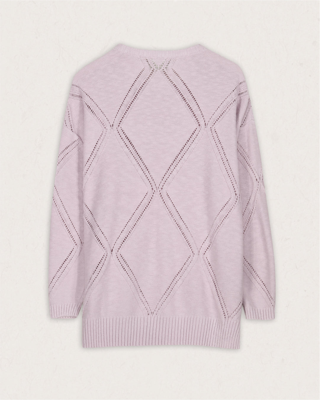 Palm Organic Cotton Jumper - Orchid Hush