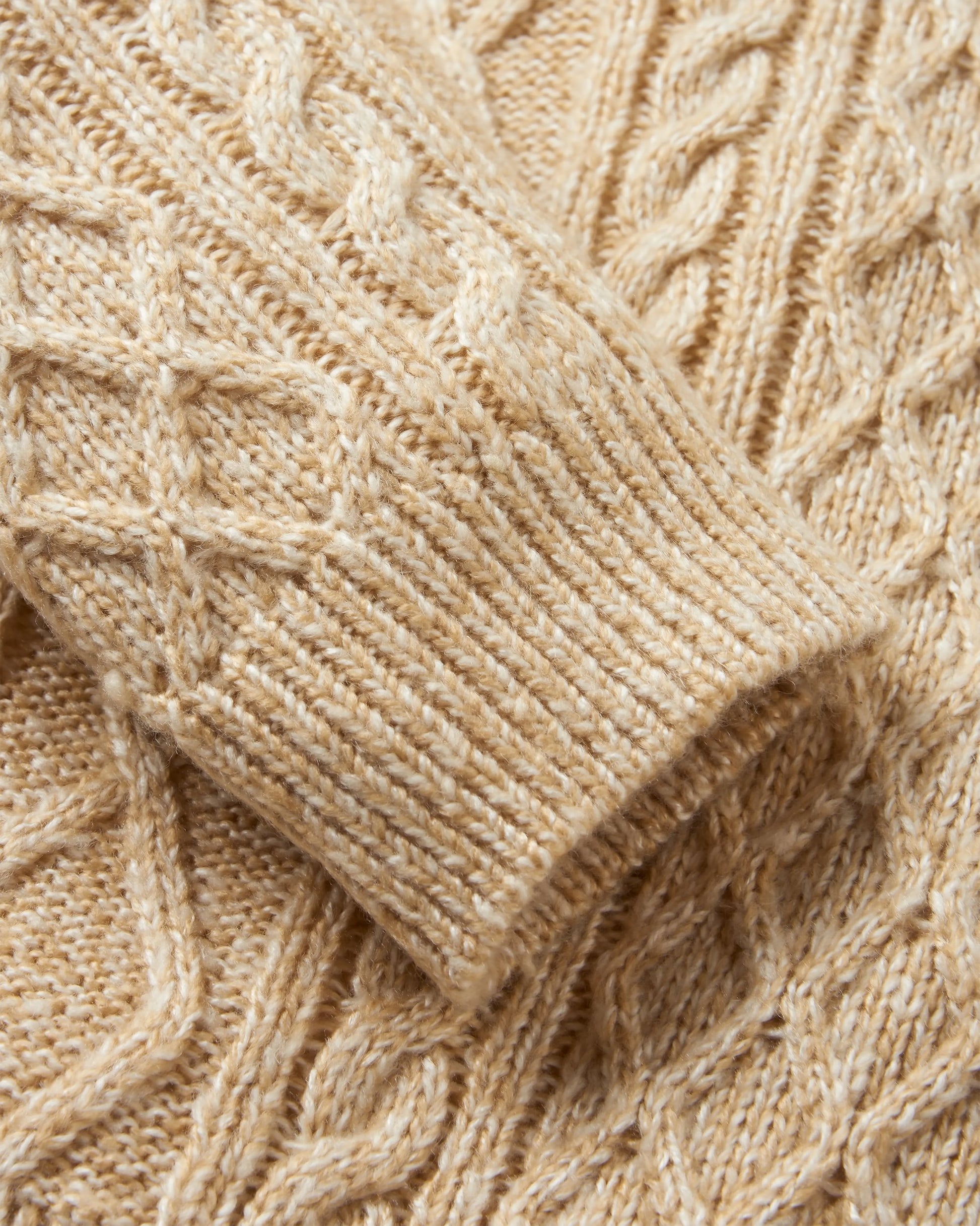 Juniper Recycled Knitted Jumper - Biscuit