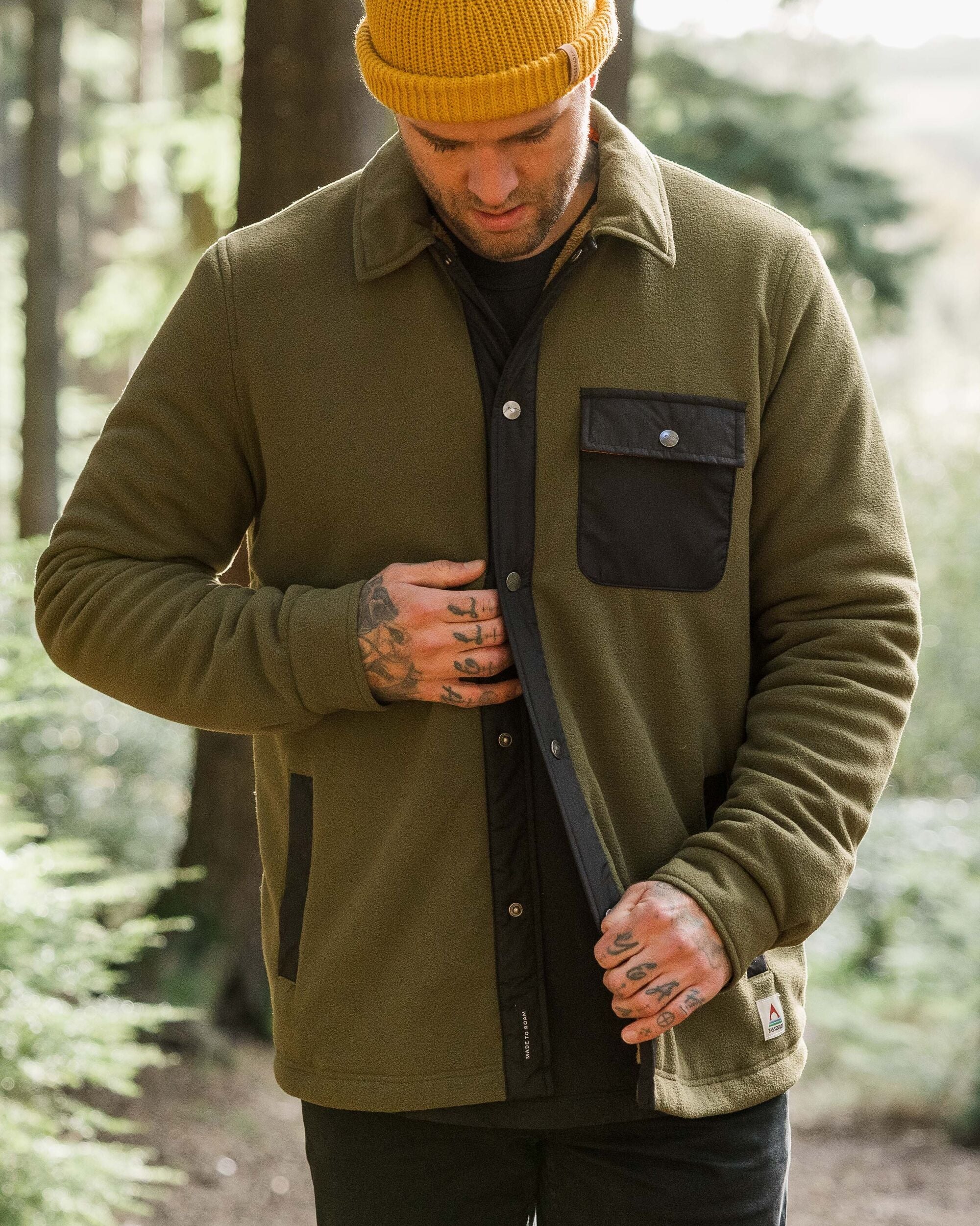 Lined overshirt sale