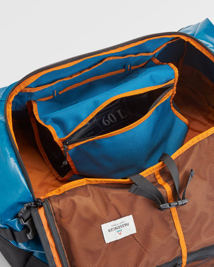 Roamer Recycled 60L Duffel Bag - Tidal Blue