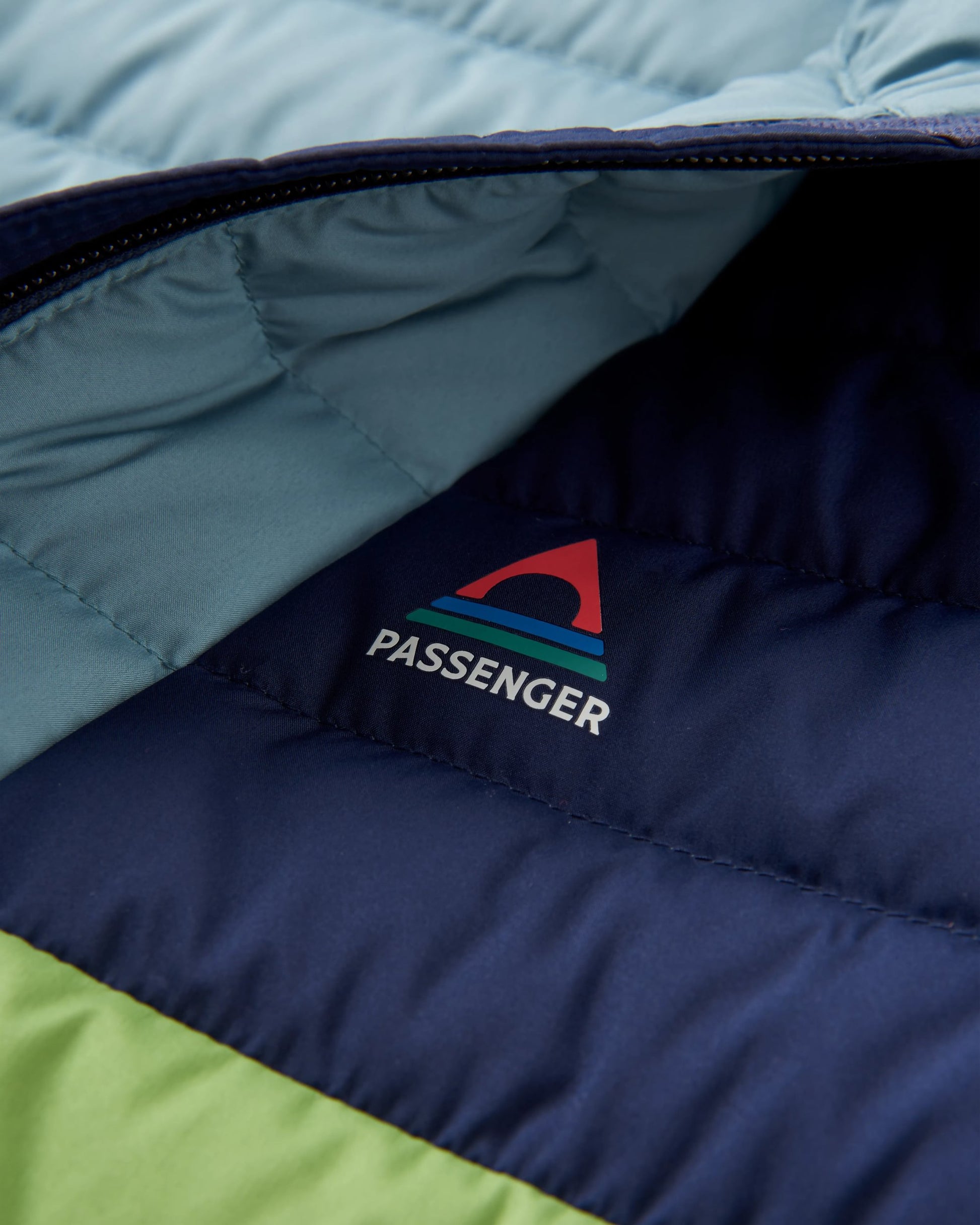 Northstar Down Recycled Vest -  Rich Navy/Pear Green/Arctic