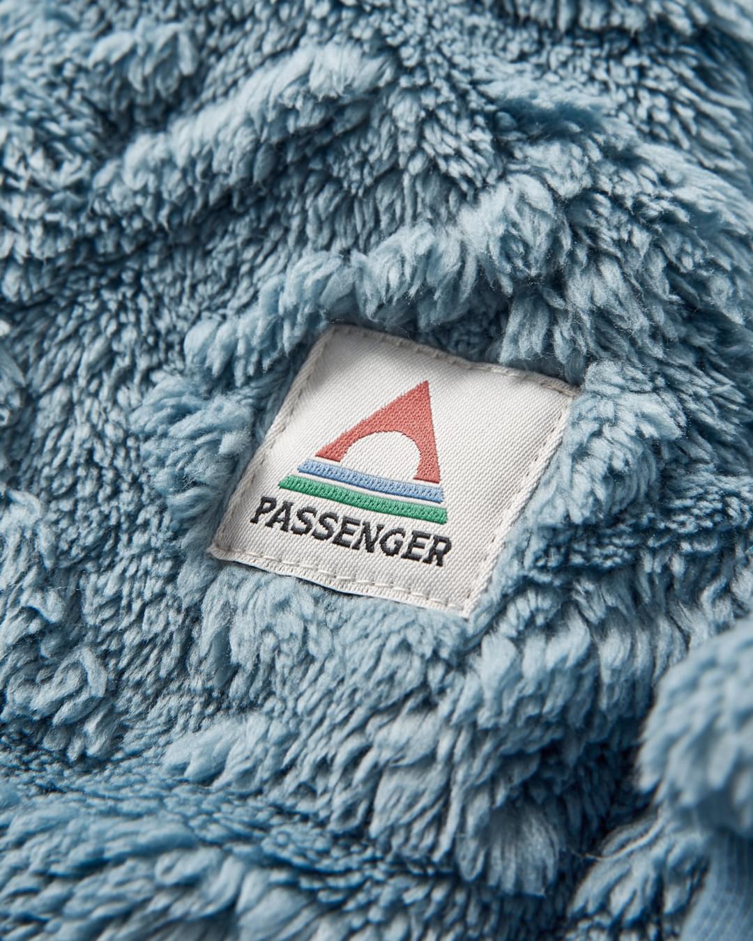 Holistic Sherpa Hooded Fleece Washed Blue – Passenger