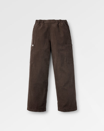 Someday Organic Cotton Corduroy Trouser - Coffee