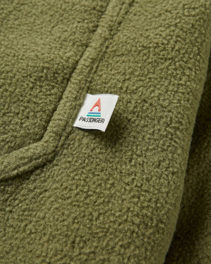 Maple Recycled Polar Fleece Shirt - Khaki