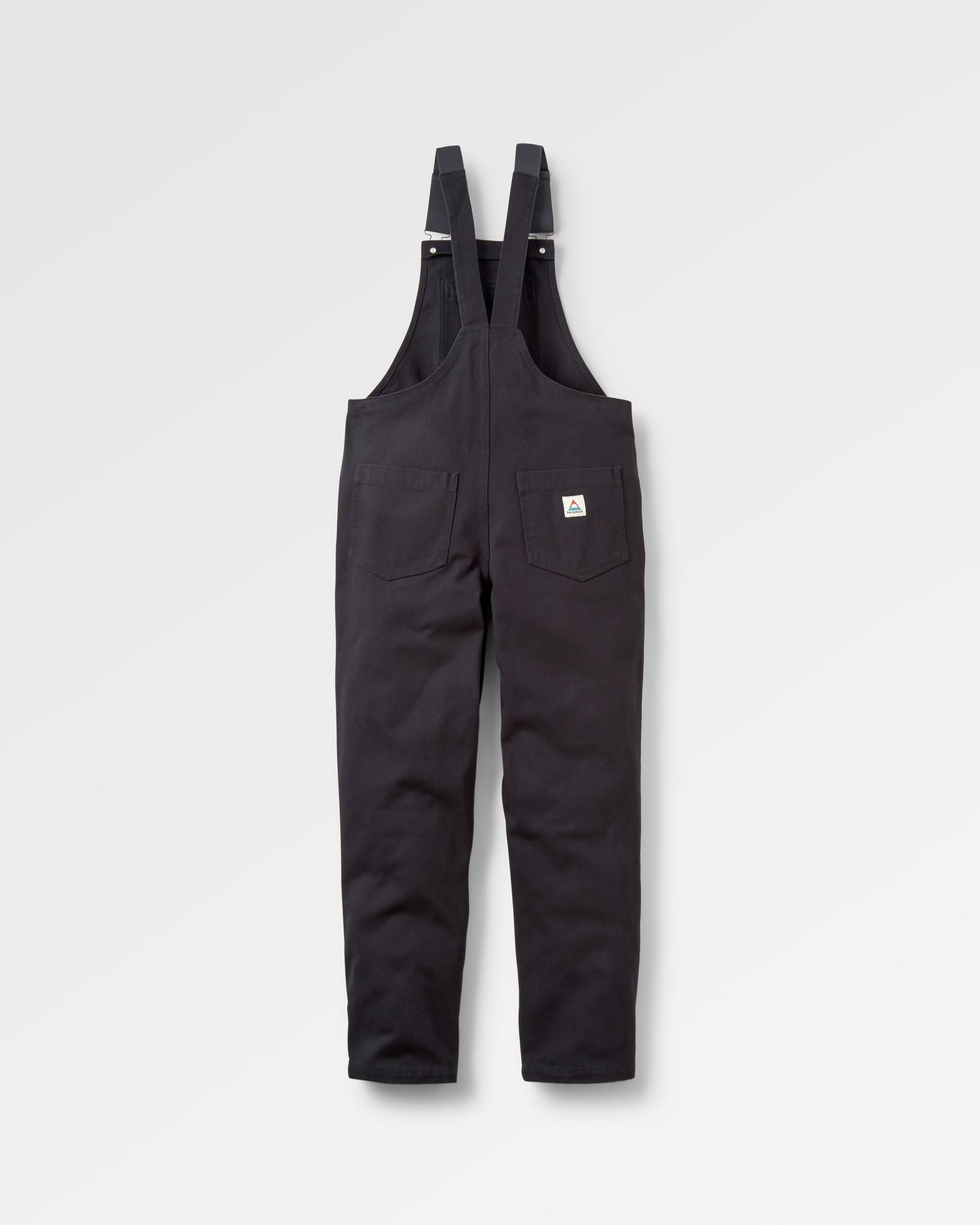 Shuffle Organic Cotton Dungarees - Black