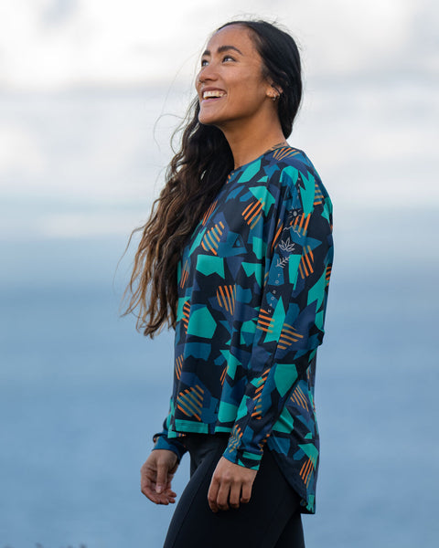 Lululemon Swiftly Relaxed-fit Long Sleeve Shirt In Painted Camo
