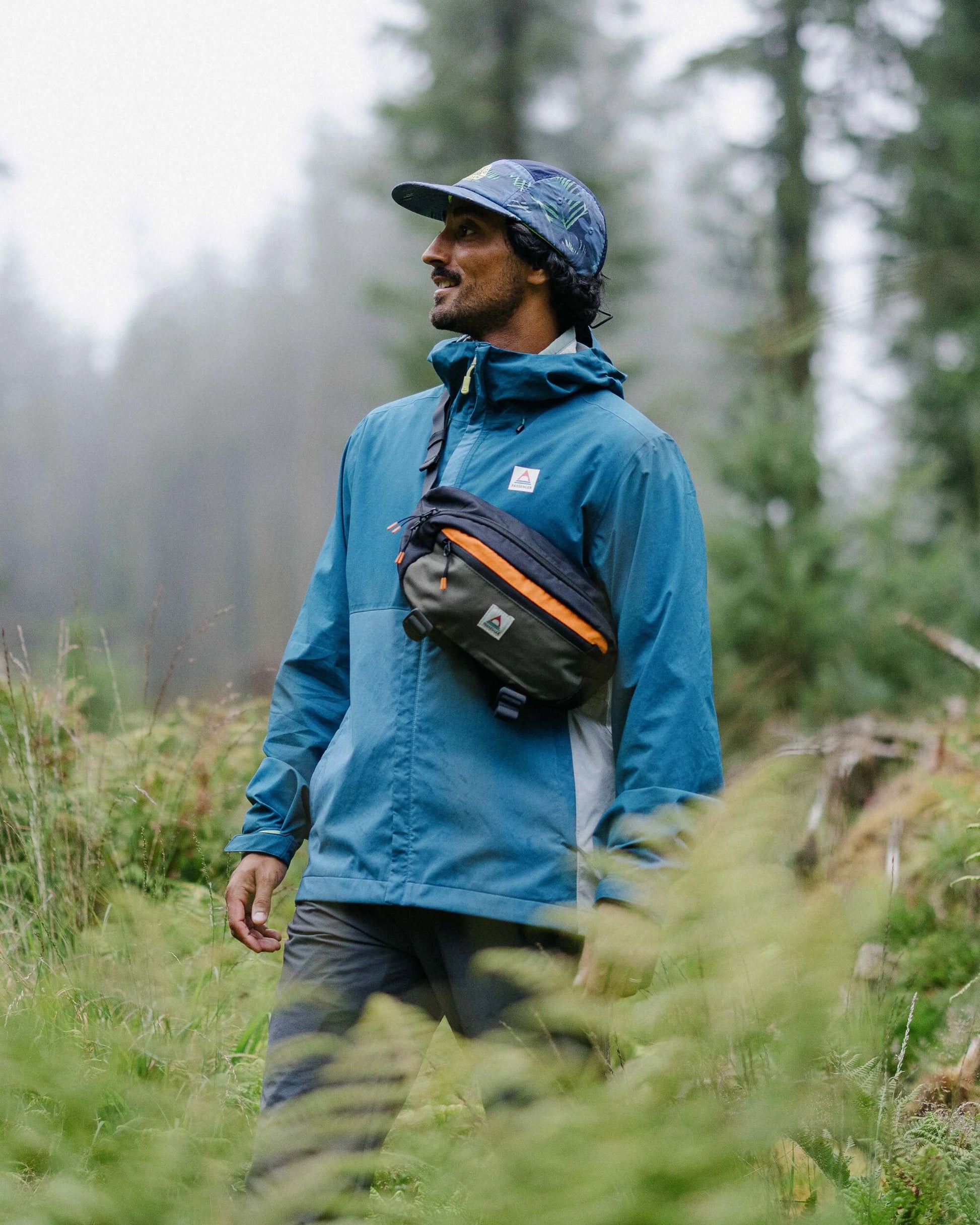 Downpour Recycled Waterproof Jacket - Tidal Blue/Blue Steel