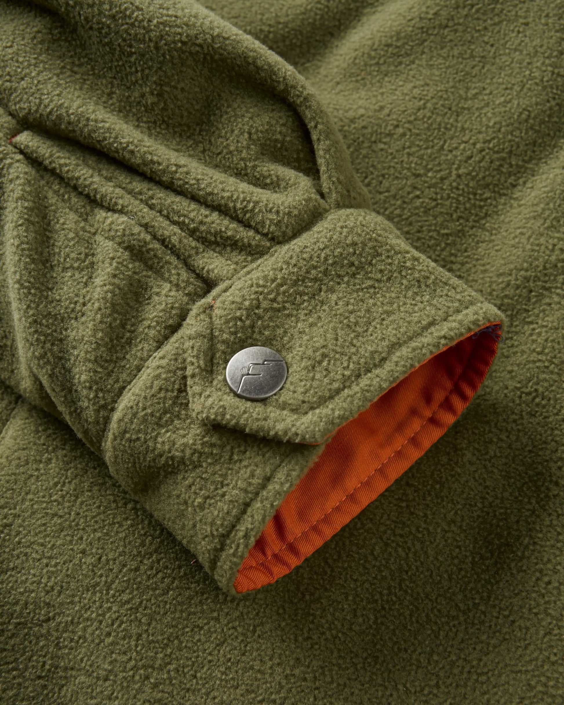 Maple Recycled Polar Fleece Shirt - Khaki