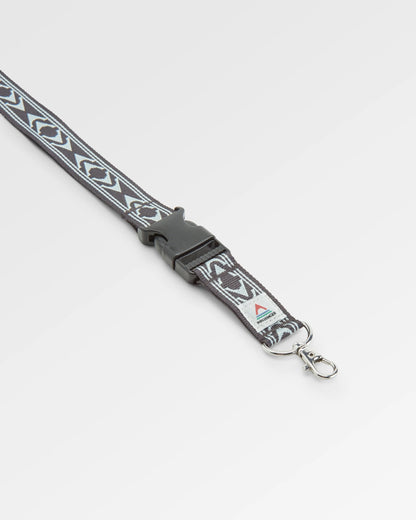 Travel Lanyard - Stepping Stone - Surf Spray/Charcoal