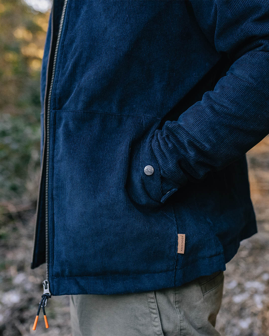 Alder Cord Jacket - Deep Navy