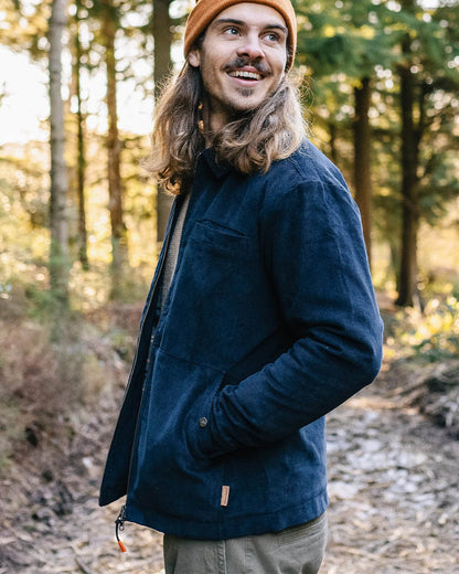 Alder Cord Jacket - Deep Navy