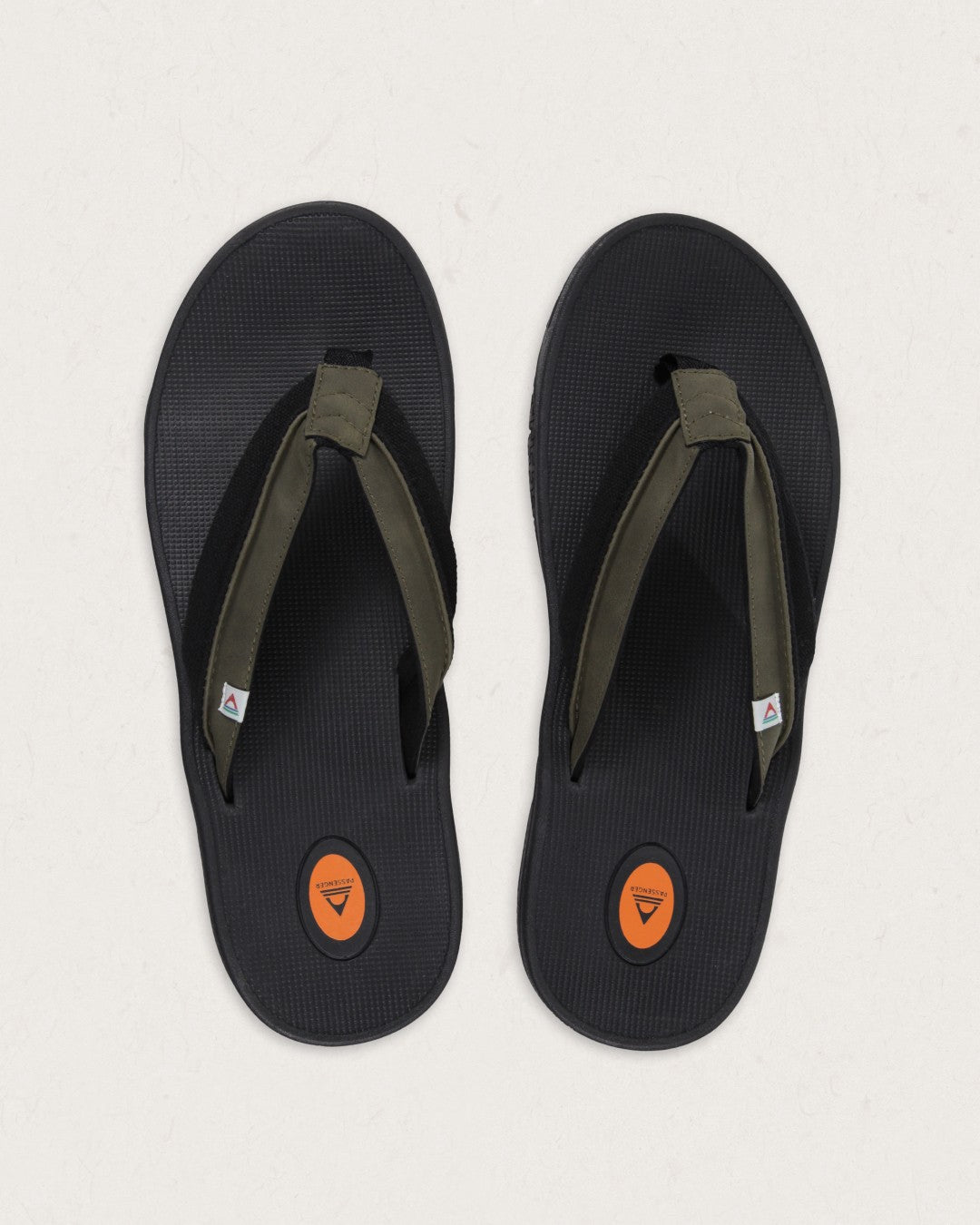 Old khaki men's flip on sale flops